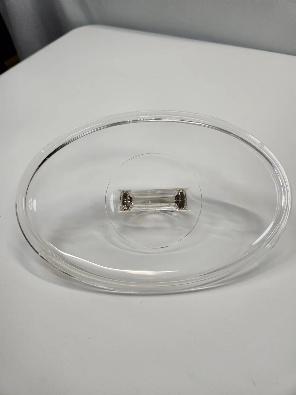 Vintage Pyrex L-31-C Clear Glass Replacement Lid Oval Casserole Corning Ware